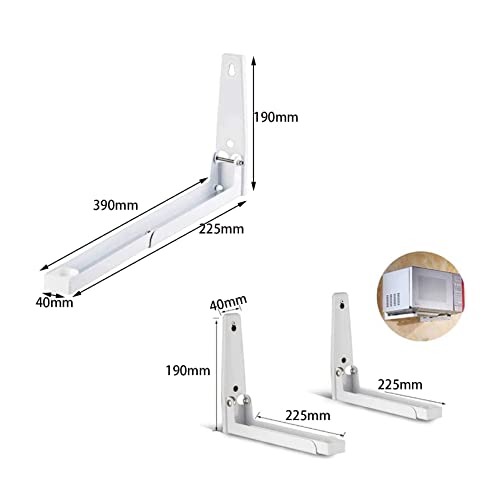 Support de rangement pour micro-ondes pliable pour libérer le plan de travail