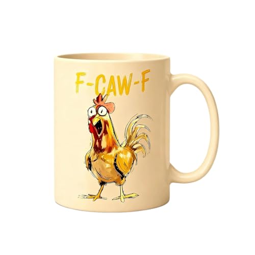 女性向け鶏モチーフマグカップ 面白い生き物 陶器飲料容器 装飾オブジェクト セラミックマグ | ティーカップ女性・家族・友達・男性向け・コーヒー・紅茶・飲料・ワイン・ジュース・ビール