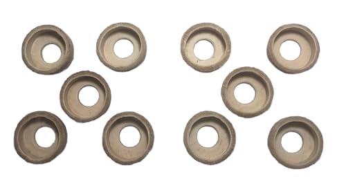 Ten (10) Hand Made Leather Pump Cups for lanterns and stoves replacement part 216-5091