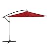 Patio umbrella 10ft outdoor umbrellaslarge umbrella outdoor patio table umbrellasoutdoor patio shades pool market umbrella with 8 sturdy ribs push button tilt 10ftorange  urban country home decor