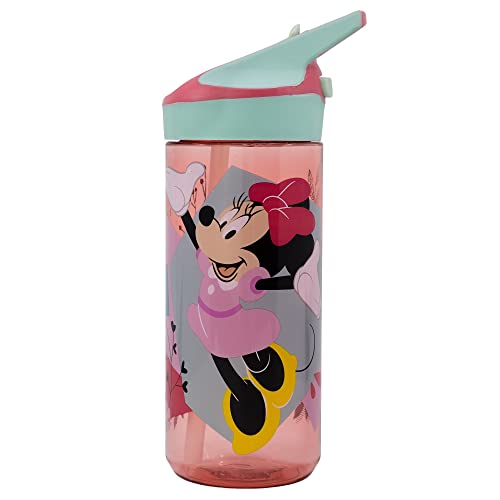 Stor Botella de agua infantil reutilizable de tritan de 620 ml de Minnie Mouse