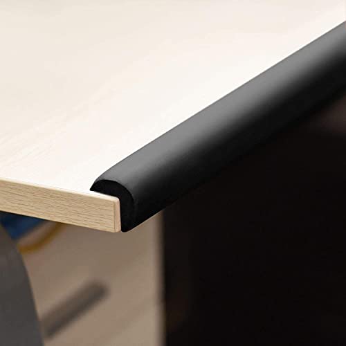 Image of Baby Proofing Corner Guards, Corner Protectors, 2 Meter Foam Table Safe Bumpers, Furniture Edge and Corner Guardswith 3M Tapes Sharp Edges Protection(Black, Set of 2)