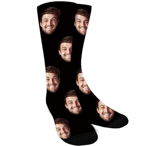 Photo de DPDP Chaussettes personnalisées–Cadeau pour Papa,Maman,Homme–Idée Cadeau Personnalisé