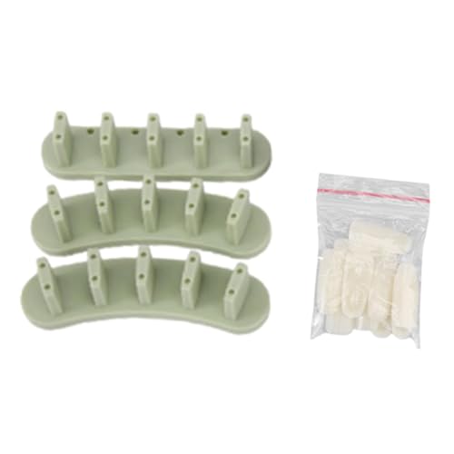Soporte para uñas acrílicas 2x3 con 10 uñas prácticas miniatura 7