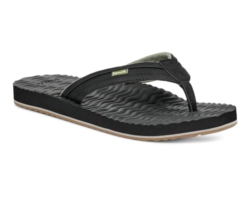 Image of Sanuk Mens Ziggy Plush | Flip Flops for Men | Mens Sandals | Beach Sandals | Supportive & Lightweight | Comfort Footbed
