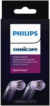Philips Sonicare Power Flosser Quad Stream Tips (F3), 2pk, White HX3062/00