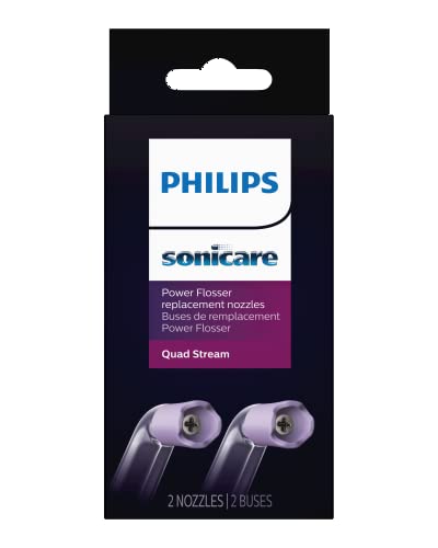 Philips Sonicare Power Flosser Quad Stream Tips, 2pk, �z���C�g HX3062/00