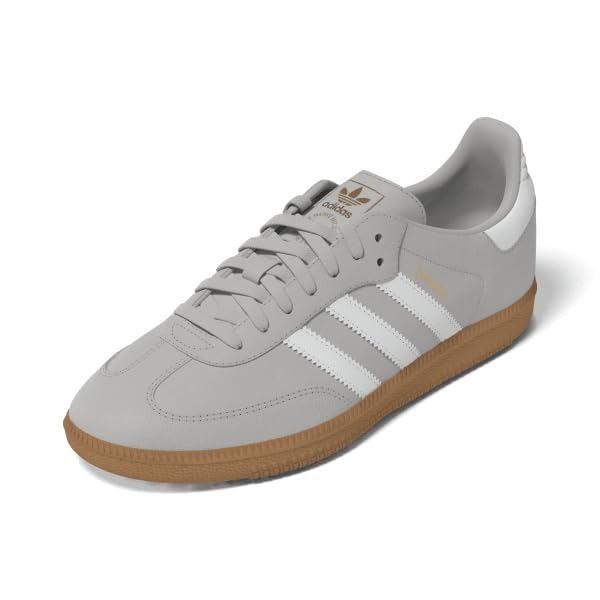 adidas Unisex-Child Blue/Ftwwht/Gum3 Samba OG J BlueFtwr White/Gum 3 4 US
