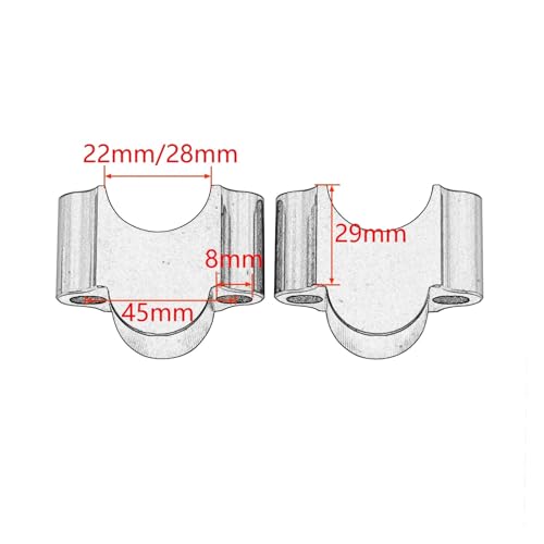 Rehausseur de guidon moto 28 mm pour voyages en R1300GS - 5