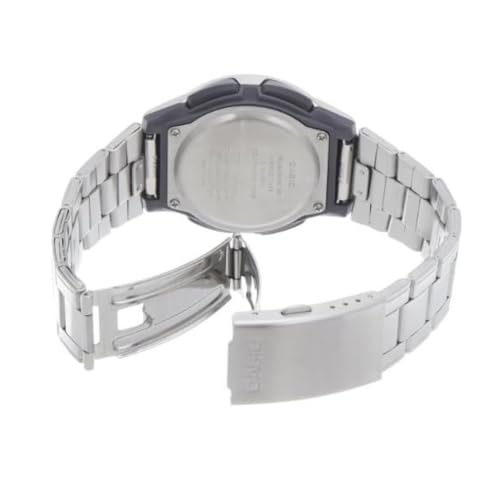 Casio Men's Black Dial Stainless Steel