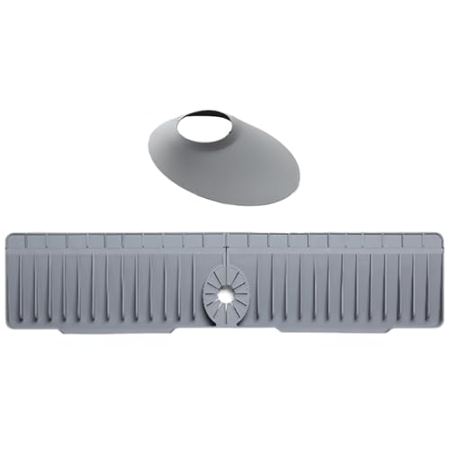 Barrera de agua para fregadero con protector antisalpicaduras de silicona 2
