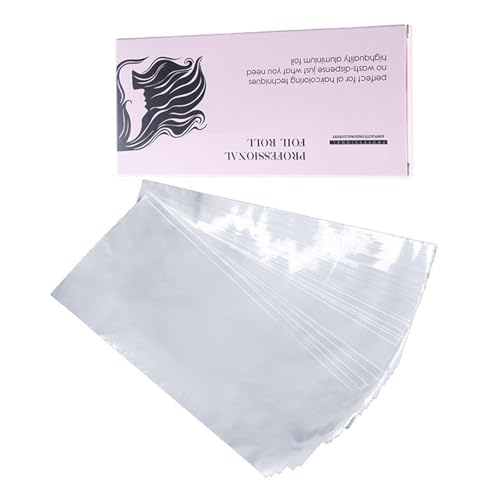 Láminas para el cabello para resaltar el blanqueamiento, aclarar el color, estilistas, hojas de aluminio para blanquear