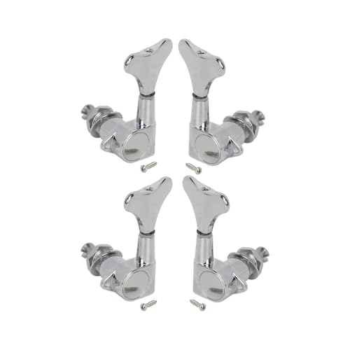 Mécaniques 2R2L chromées FLEOR pour basse de style PB et JB