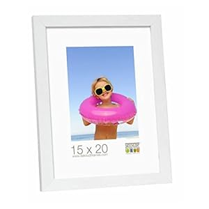 Deknudt Frames S44CF1 Basic Cadre Photo Bois/MDF Blanc 30 x 45 cm