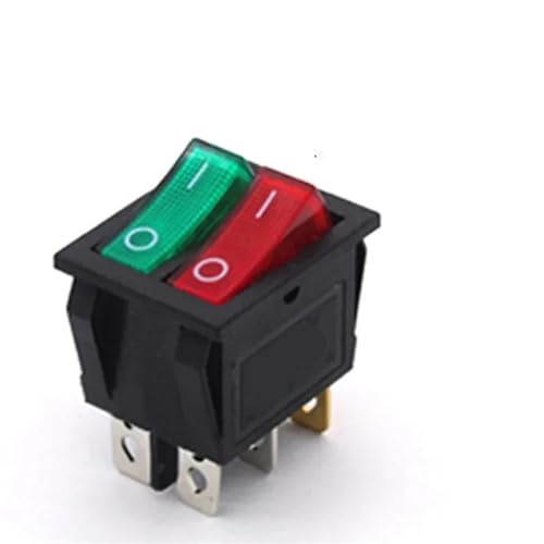 Interruptor KCD8 de 6 pines para solucionar fallos de encendido doble en sistemas de 250V CA