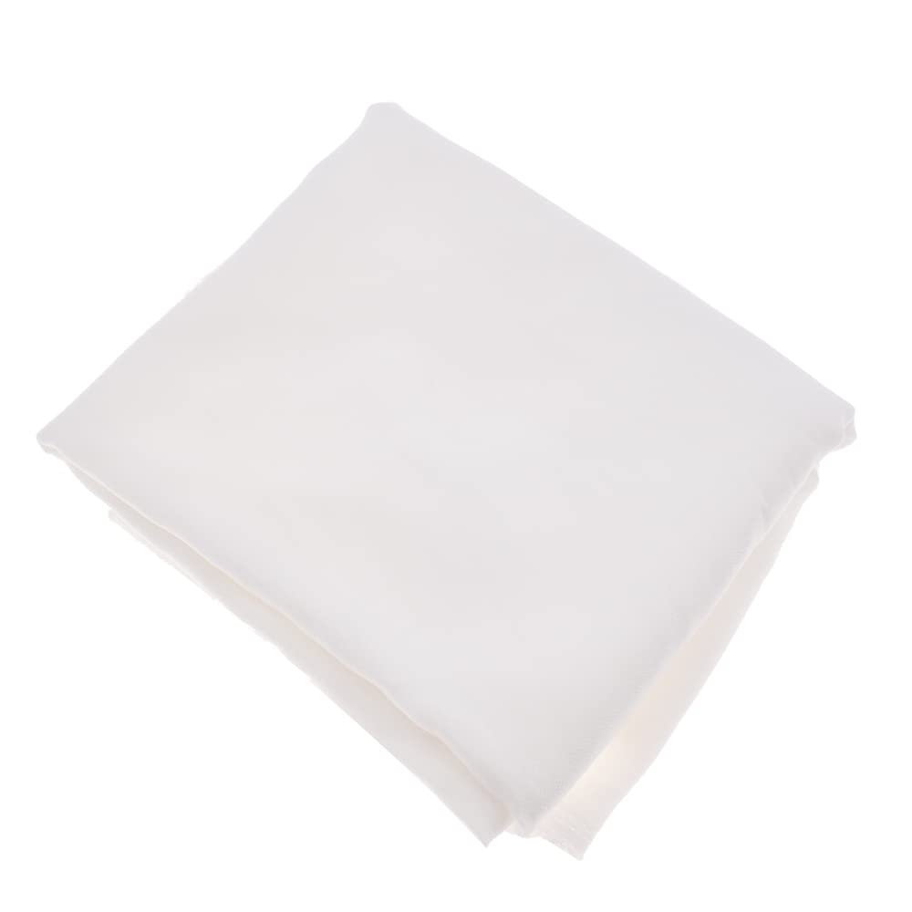 Vliesstoff-Bügelvlies, Aufbügelbare Einlage, einseitig, abwaschbar, selbstklebend, Polyester, weiß, 1,5 x 1 m