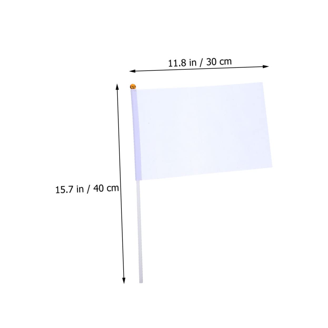 BRIGHTFUFU Flags 20pcs Hand Waving Flags DIY Soccer Match Perfect for Sports Events