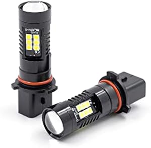 PSX26W LED Fog Light Bulbs CANbus 6500K Plug&Play for Toyota Highlander 2011-2013 Bulbs Xenon White 21 SMD 12278 H28W Fog Lamps Bulbs