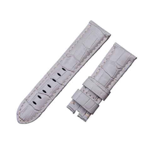 FYXT 22mm 24mm 26mm C^AU[voh plC Xgbv voh obNt PAM441/111/386 ANZT[ƌ݊(Grey Beige,22MM PAM_MATT SILVER BUCKLE)