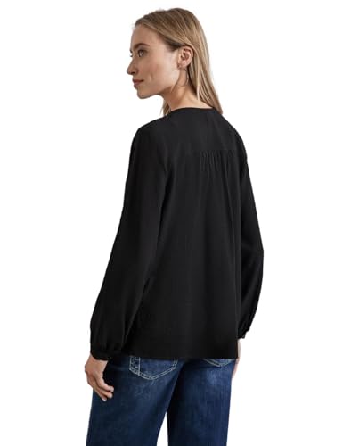 Chemisier structuré avec Broderie Femme Haut Tendance Manches Longues Chic - 2