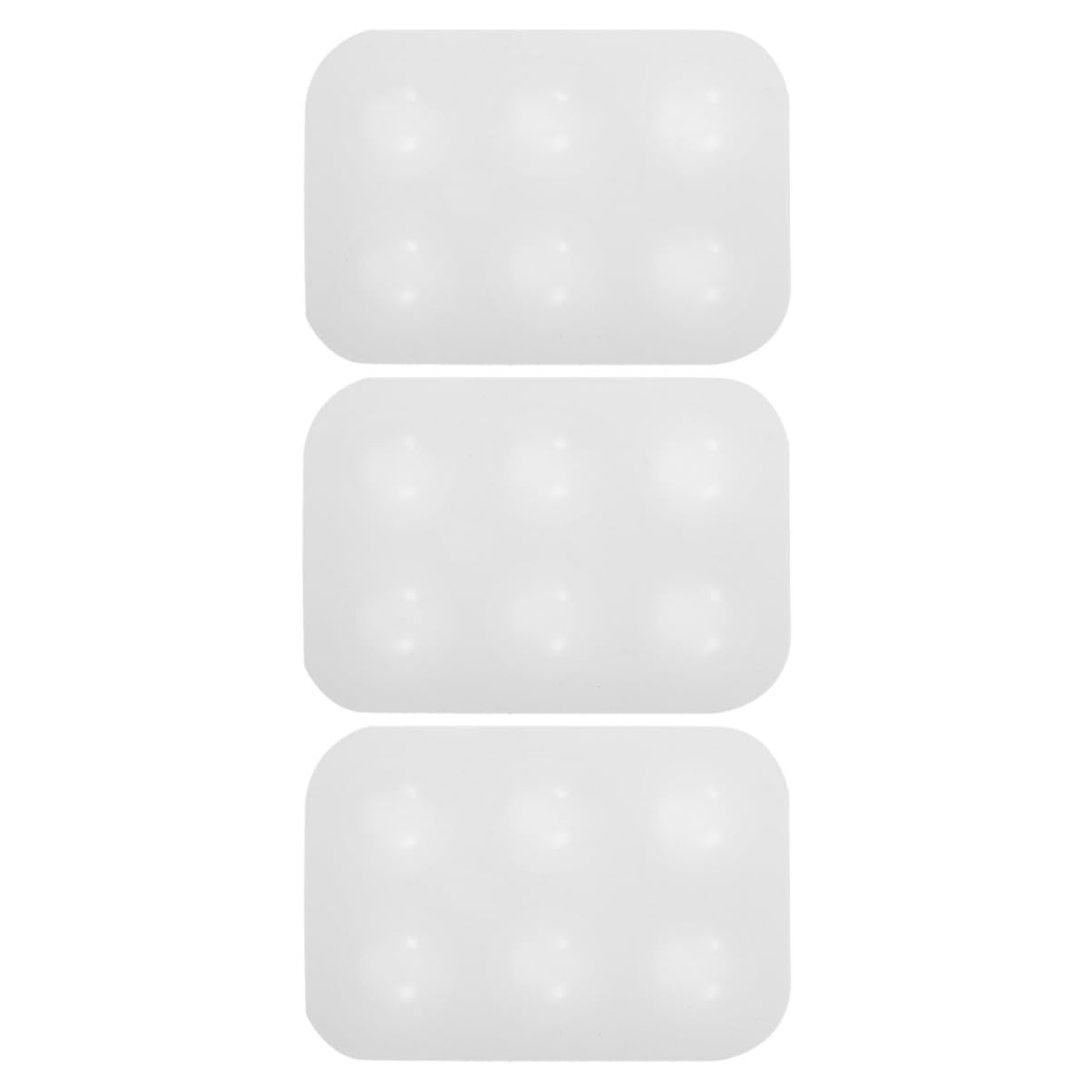 OSALADI 3Pcs Silicone Paint Palette Tray Watercolor Mixing Tray for Artists Easy Clean Color Mixing Palette for Watercolor Painting