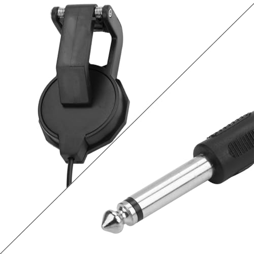 Laroal Micro de guitare acoustique pour violon, ukulélé, luth, violoncelle, microphone avec effet pour guitare acoustique, guitare folk – vue 5