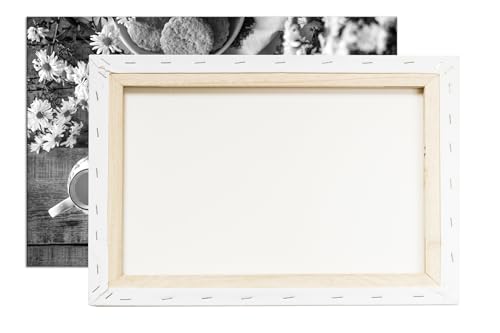 Framboises matures tableau noir et blanc 90x60 cm pour salon chic