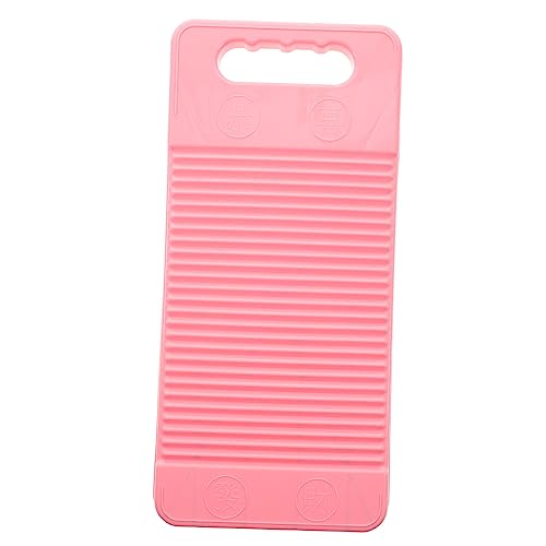 Didiseaon Home Washboard Rectangle Washboard Large Washboard Hand Wash Clothes Tool Washing Scrubbing Board Garden Shovel Clothes Washboard Scrub Board Pink Laundry Accessories Sock Travel