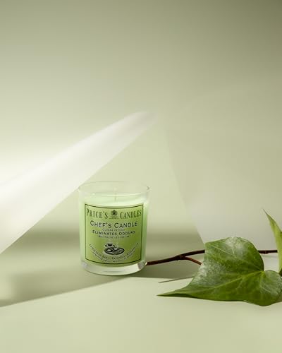 Price's - Chef's Jar Candle - Odour Eliminating Candle - Made with Basil, Patchouli & Geranium Extracts - Clean, Fresh, Quality Fragrance - Long Lasting Scent - Image 4