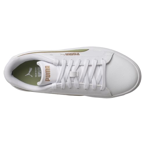 Image of Puma Womens Smash V3 Platform Lace Up Sneakers Shoes Casual