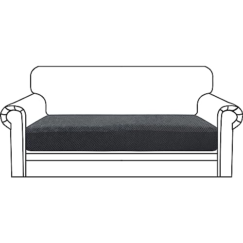 CHELZEN Super Stretch Sofa Seat Cushion Cover, Fitted Sofa Cushion Slipcovers, Soft Couch Cushion Covers