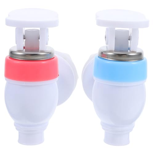 KOMBIUDA Grifos de Agua Fría y Caliente 148Mm de Repuesto para Dispensador Válvulas Rojas y Azules de Plástico Piezas Aplicables para Enfriadores y Dispensadores de Bebidas Control