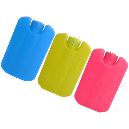3 Stück Cool Pack Slim Eisbeutel Gefrierschrank Kühlpacks für Lunchbox Kühltasche Arbeit Schule Picknick Oder Camping