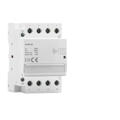 Contacteur AC modulaire 2P pour pilotage automatique de pompe à chaleur et chauffe-eau
