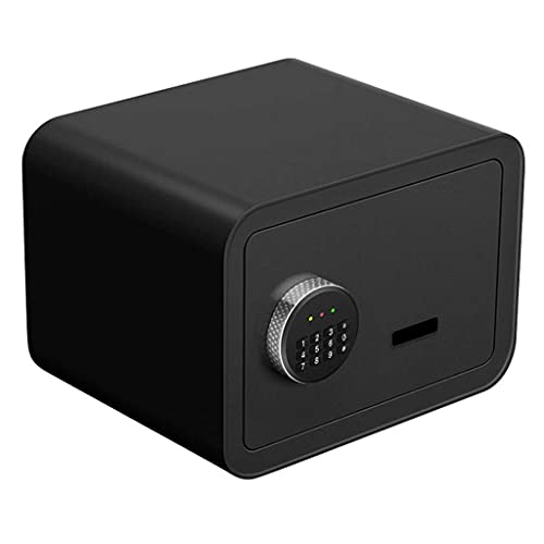 Coffre-fort électronique noir 35x28x25cm avec code et boîte à clés