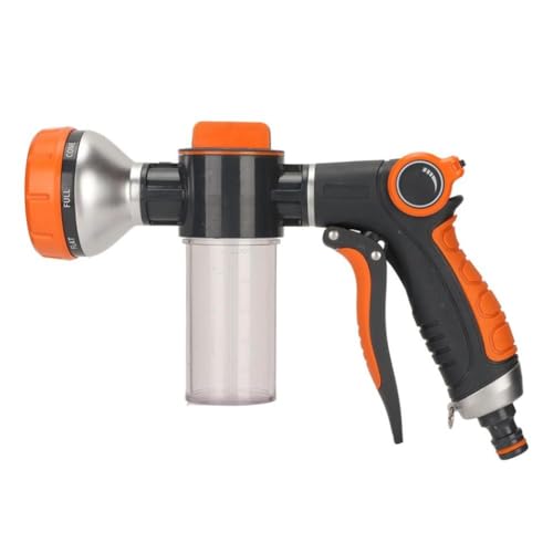 Pistolet mousse lavallier auto à 8 modes pour un nettoyage moto et jardin efficace