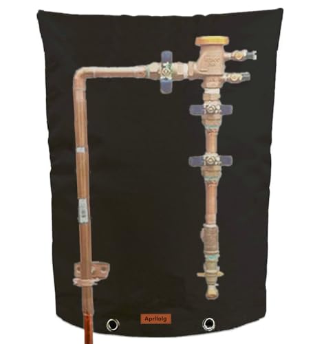 Backflow Insulated Cover, Outdoor Pipe Covers Winter Freeze Protection, Insulation Cover Pouch for Water Sprinkler Valve,Well Pump,PVB,Irrigation Valve Backflow Preventer