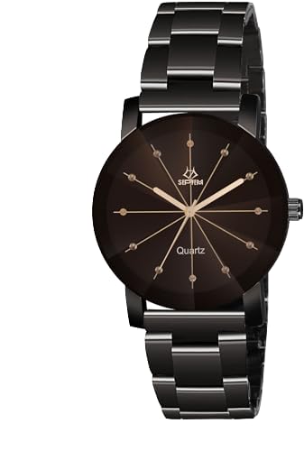 Septem 133-Black Casual Analog Wrist Watch for Girls (B0CRB7VR11) Amazon Price History, Amazon Price Tracker