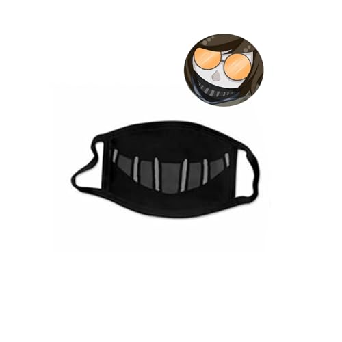 LAFENI Ticci Toby Mask Ticci Toby Cosplay Mask Props Accessories Jewelry Costume (8926-02)