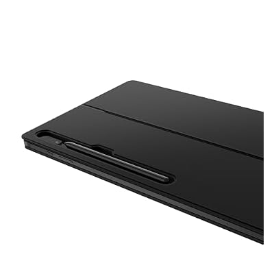 Dexnor Keyboard Case for Samsung Galaxy Tab S10 Ultra/ S9 Ultra 14.6 Inch Magnetic Detachable Book Cover Style Keyboard Multi-Touch Trackpad Backlit S Pen Holder-Black