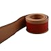 Plastic Wall Protector Strip 4 Meter Skirting Strip for Door Trim, Scratch Resistant PVC Skirting Board with L for Edge Design, for Easy Install Flexible Baseboard, Dark Brown(Light Brown)