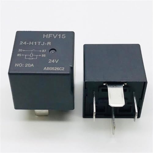 Relais HFV1524H1TJ-R 24VDC 20A commutateur 4PIN pour commande de ventilation camion