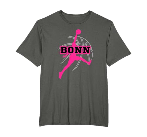 Bonn Basket Ball Fan Support Rheinland Stadion pink T-Shirt