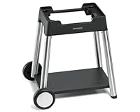ROMMELSBACHER Grillwagen BGW 100, Zubehör zu Rommelsbacher Barbecue Grill BBQ 4000, stabile Konstruktion für soliden, sicheren Stand, Ablagefach, Befestigungsmaterial, 2 abnehmbare Tischauflagen