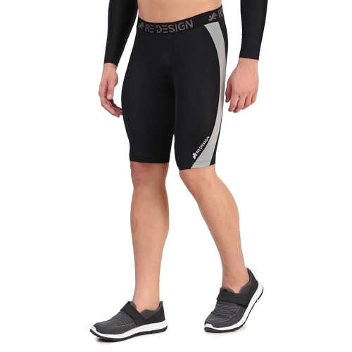 Image of ReDesign Apparels Nylon Compression Shorts Tights for Multi Sports (Color Options)