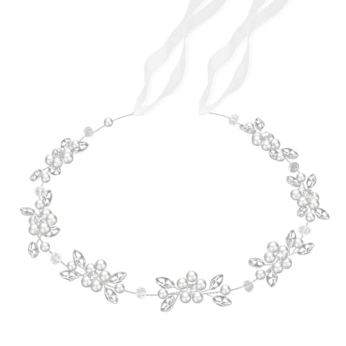 Luxorium 1 pièce diadème cheveux communion fille couronne cheveux avec perles cristal pour...