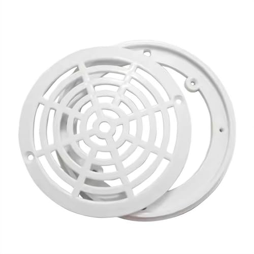 Pool Drain Cover Replacement - 7.87 Inch Anti-Clog Drainage Outlet for Inground & Above Ground Pools Detachable Sump Cover for Easy Cleaning Durable Universal Floor Drain