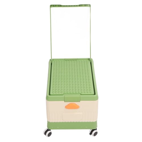 Caixa de Armazenamento de Brinquedos Rolantes, Organizador de Armazenamento de Brinquedos Dobrável,