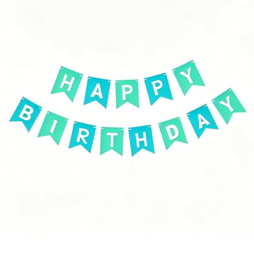 Image of Happy Birthday Banner Birthday Party Supplies (Blue 1)