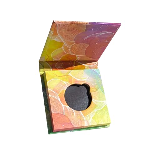 Honeybee Gardens Refillable Eye Shadow Compact, Single, Customizable Empty Cosmetic Case, 26mm Pan...